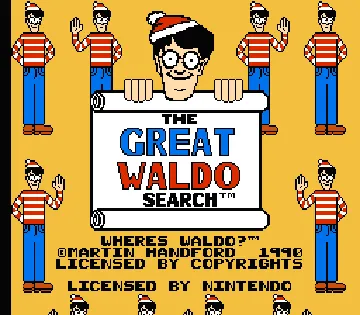 Great Waldo Search, The (USA) screen shot title